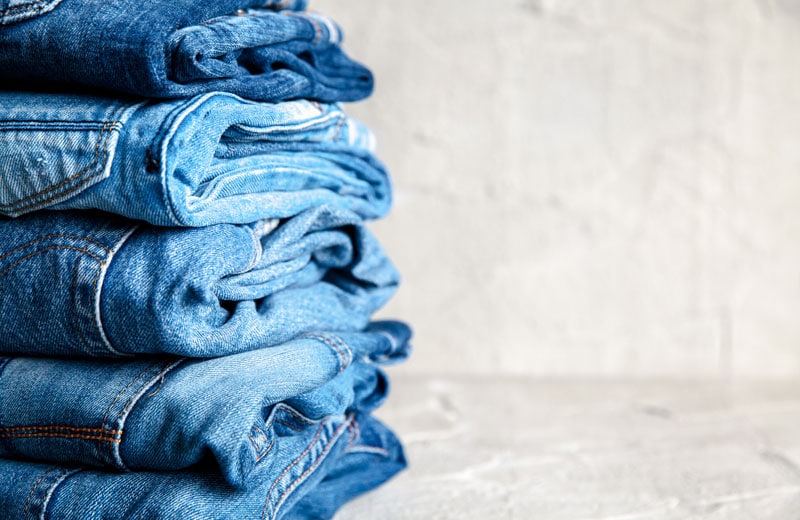 Clean out jeans to make space for a new capsule wardrobe
